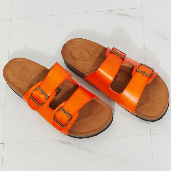 Orange Double-Banded Sandal - Picture 6 of 6